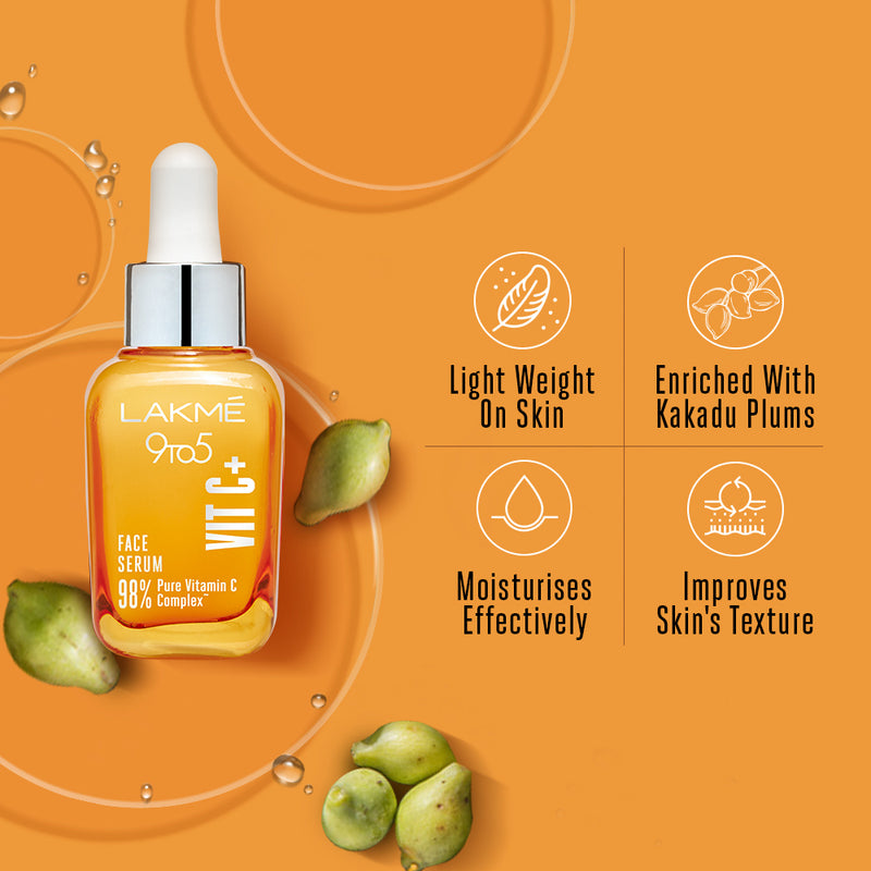 Lakmé 9to5 Vitamin C +Serum, 15 ml