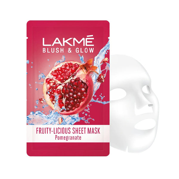 Lakme Blush and Glow Pomegranate Sheet Mask