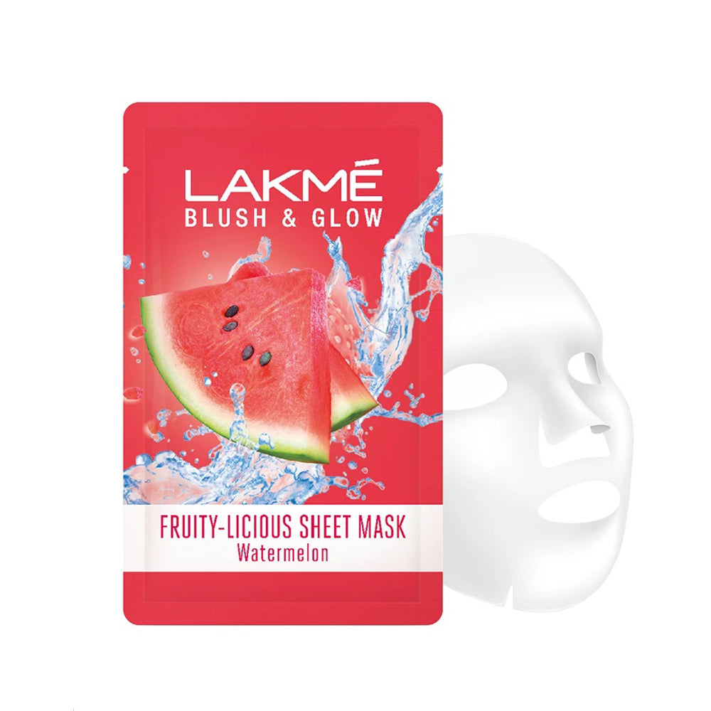 Lakmē Blush and Glow Watermelon Sheet Mask